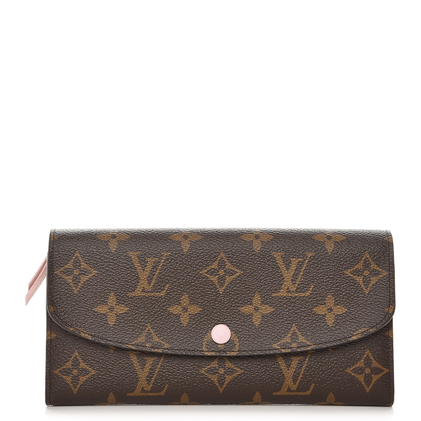 Monogram Emilie Wallet Rose Ballerine