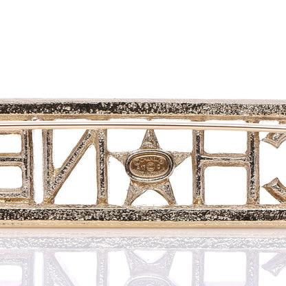 Chanel Star Logo Brooch Gold 4 of 4