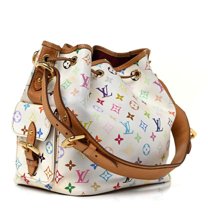 Louis Vuitton Monogram Multicolor Petit Noe White 3 of 26