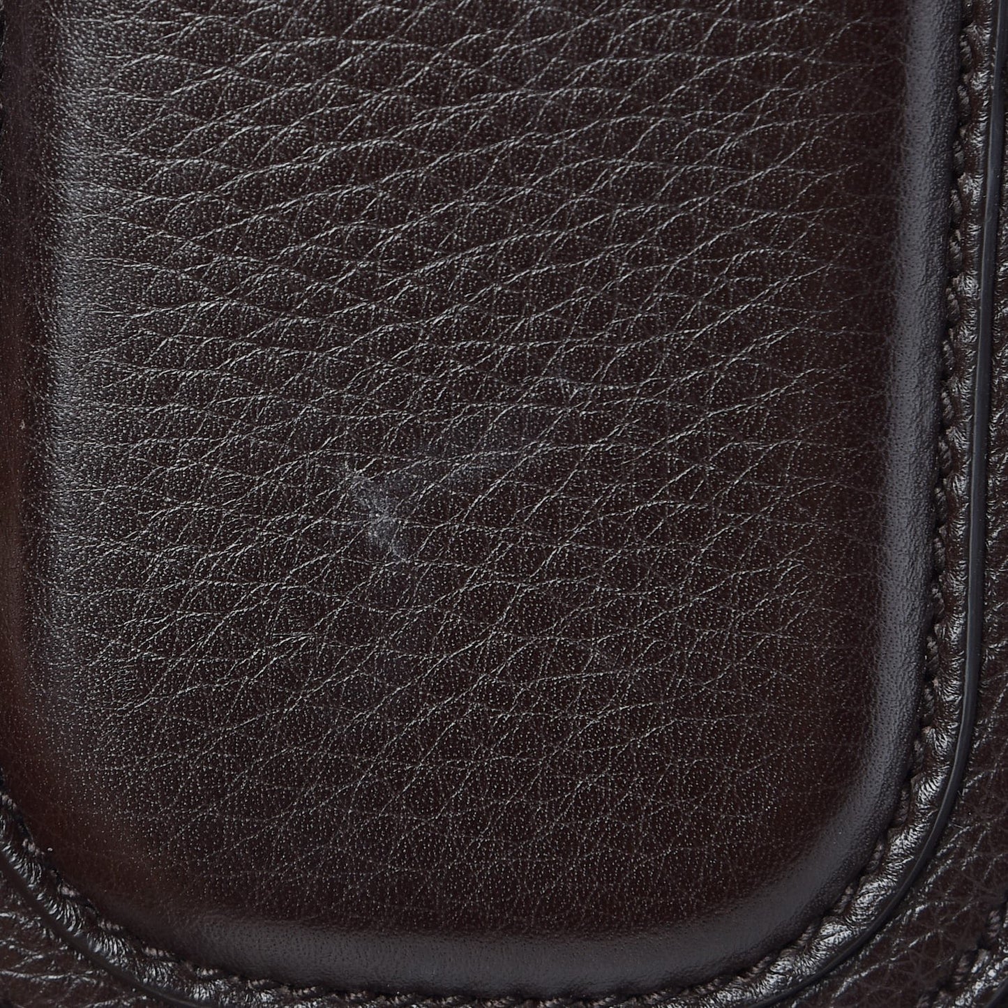 Calfskin Web Medium Dressage Hobo Coffee Brown