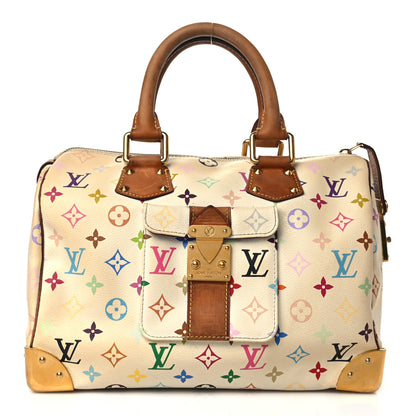 Louis Vuitton Monogram Multicolor Speedy 30 White 1 of 13