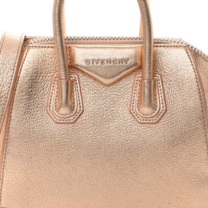 Givenchy Metallic Sugar Goatskin Mini Antigona Light Pink 8 of 25