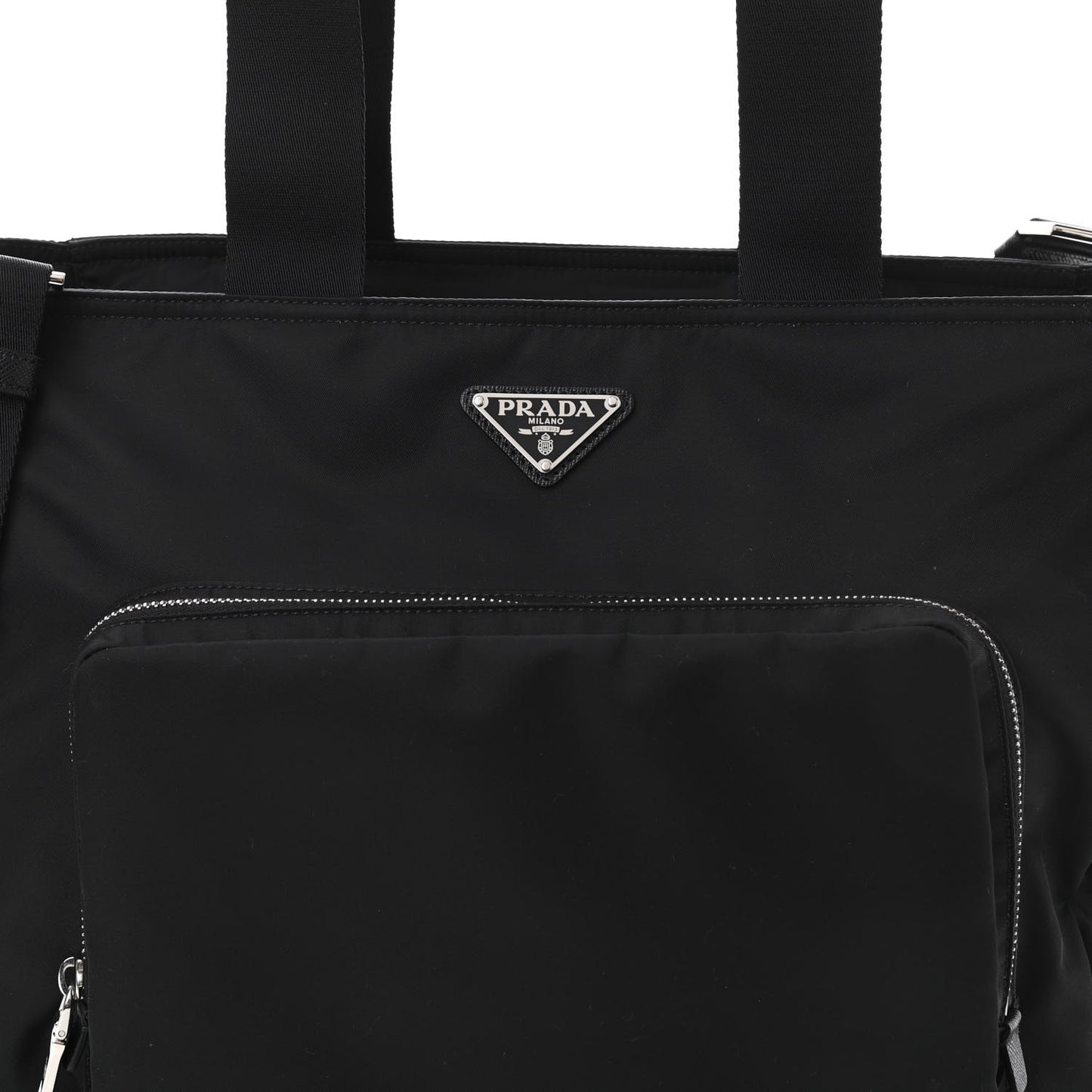 Nylon Vela Baby Bag Black