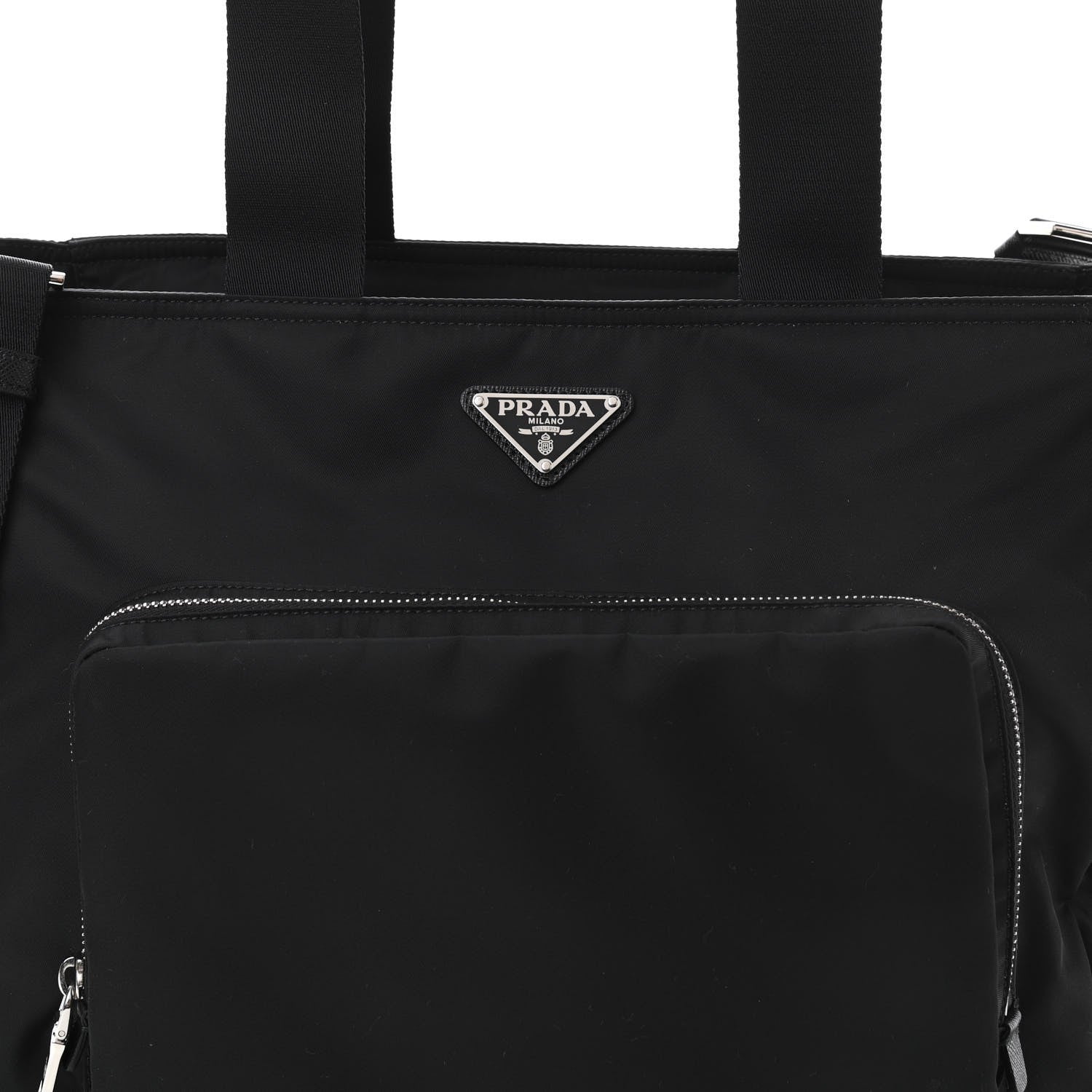 Prada Nylon Vela Baby Bag Black 9 of 11