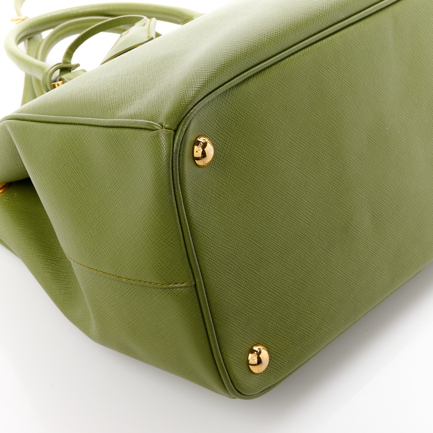 Prada Saffiano Medium Galleria Double Zip Tote Edera 10 of 12