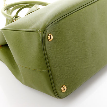 Prada Saffiano Medium Galleria Double Zip Tote Edera 10 of 12