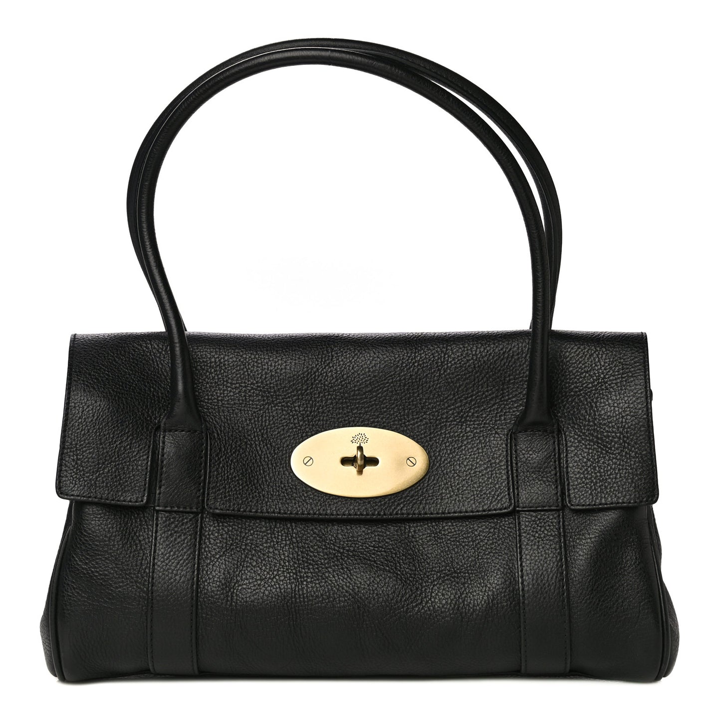 Natural Leather Small Bayswater Black