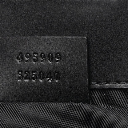 Gucci GG Supreme Monogram Web Messenger Diaper Bag Black Grey 7 of 15