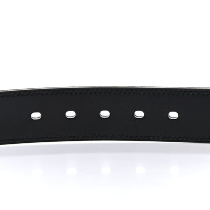 Hermes Box Togo 32mm Hapi Belt 95 Black Prune 4 of 5