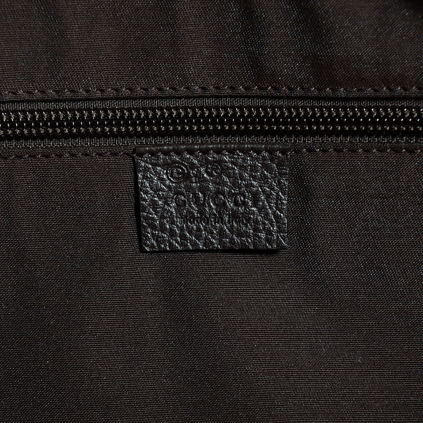 Crystal Monogram Large Tote Brown