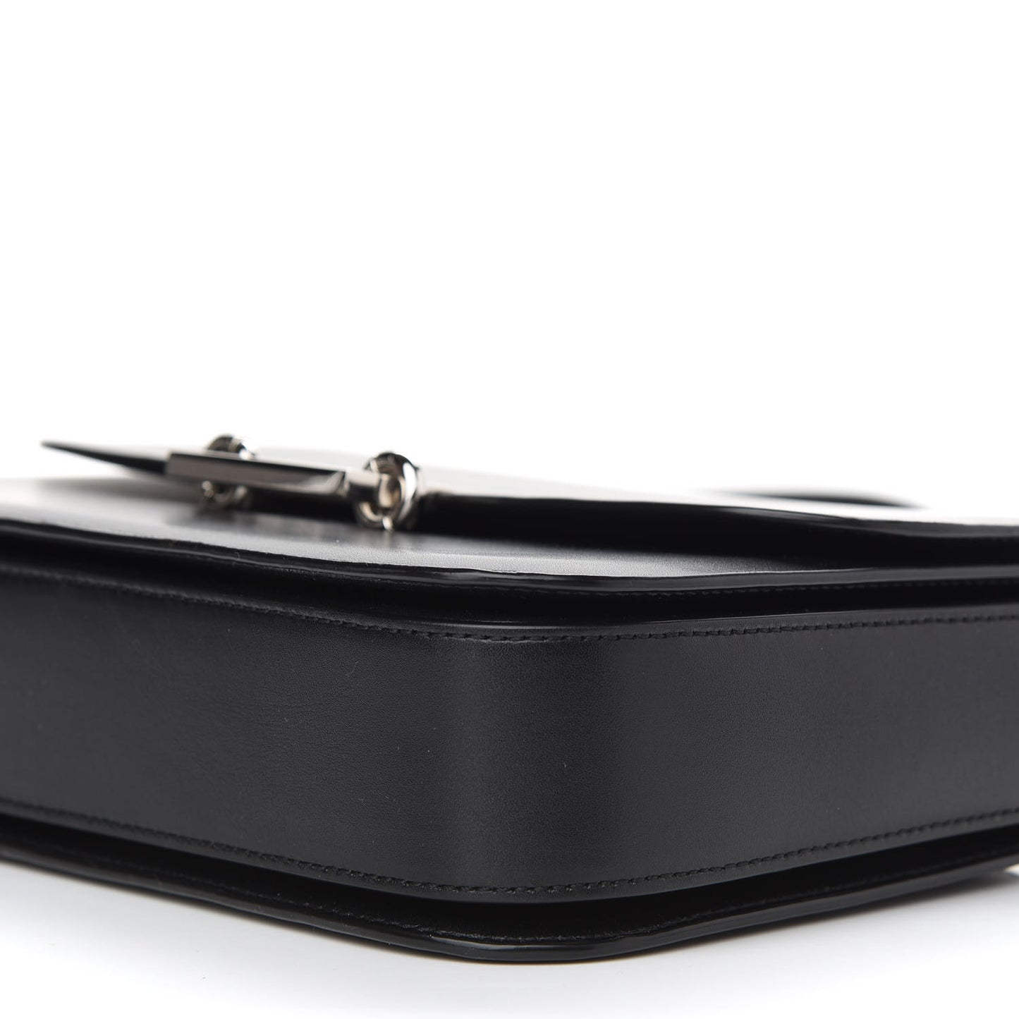 Fermoir Satchel Shoulder Bag Black