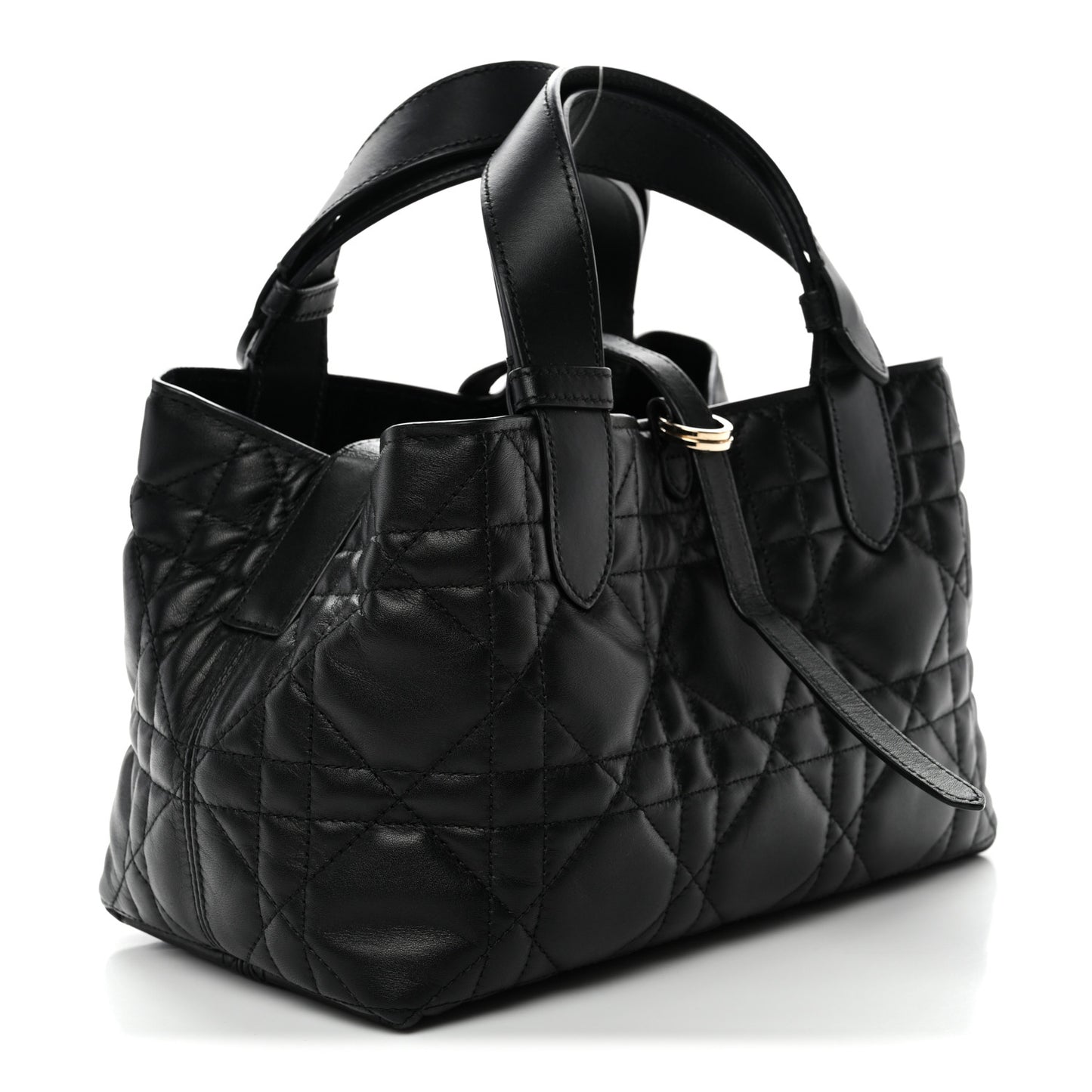 Calfskin Macrocannage Small Toujours Black