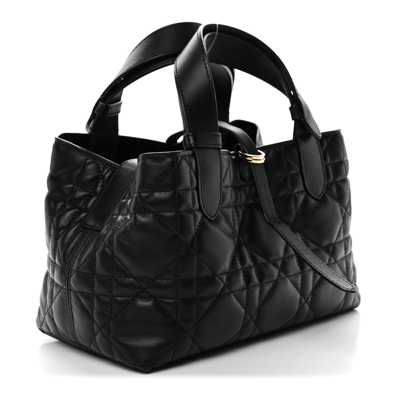 Christian Dior Calfskin Macrocannage Small Toujours Black 4 of 11