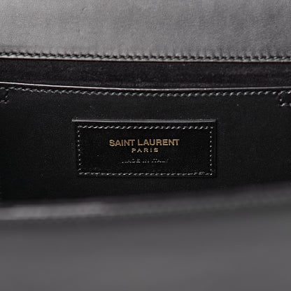Saint Laurent Smooth Calfskin Medium Classic Monogram Kate Tassel Satchel Black 6 of 18