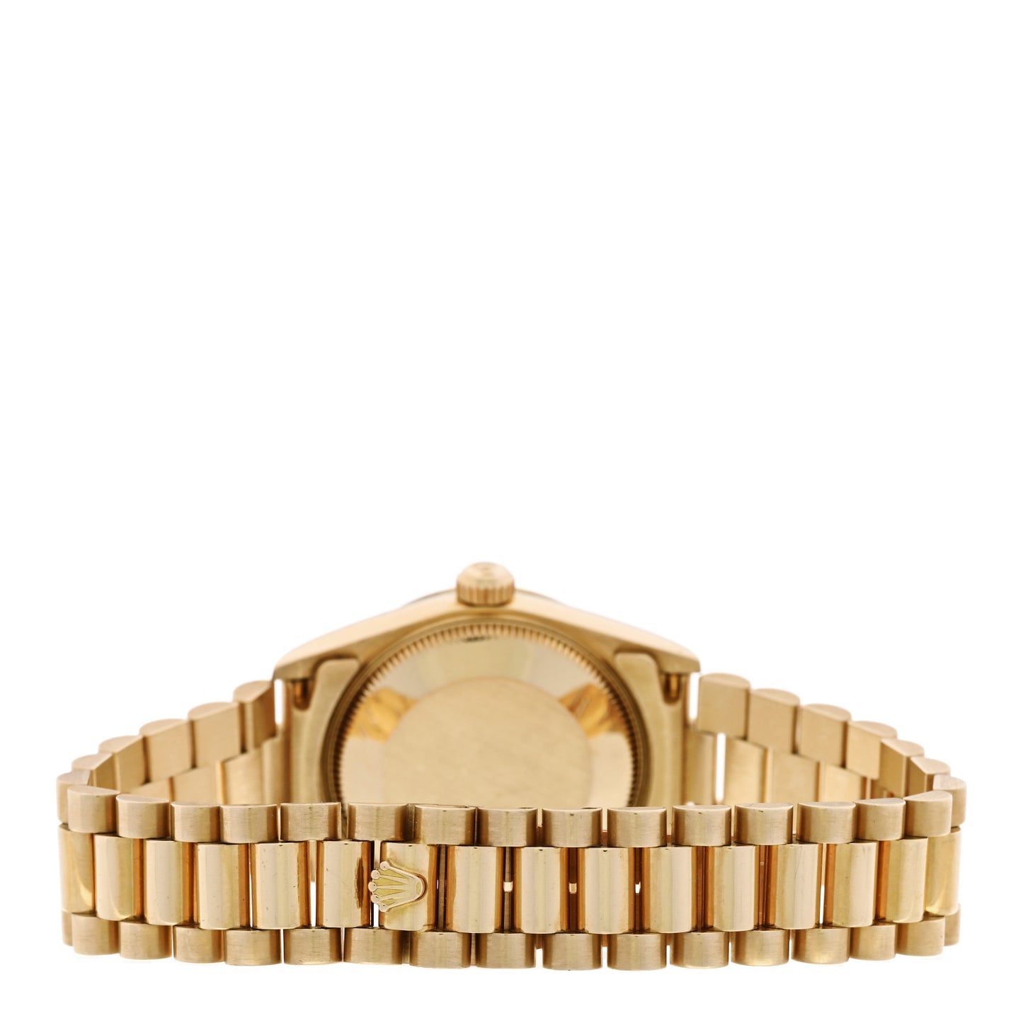 18K Yellow Gold 31mm Oyster Perpetual Datejust President Watch Champagne 68278