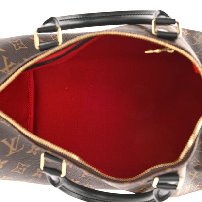 Louis Vuitton Monogram My World Tour Speedy Bandouliere 30 Black 5 of 9