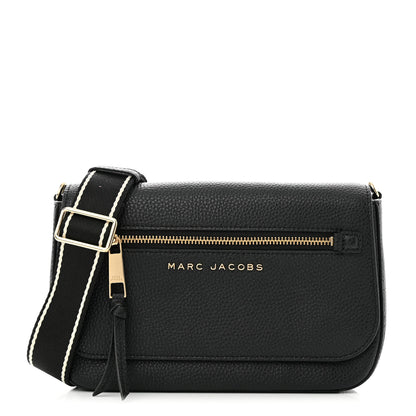 Marc Jacobs Pebbled Calfskin Crossbody Bag Black 1 of 10