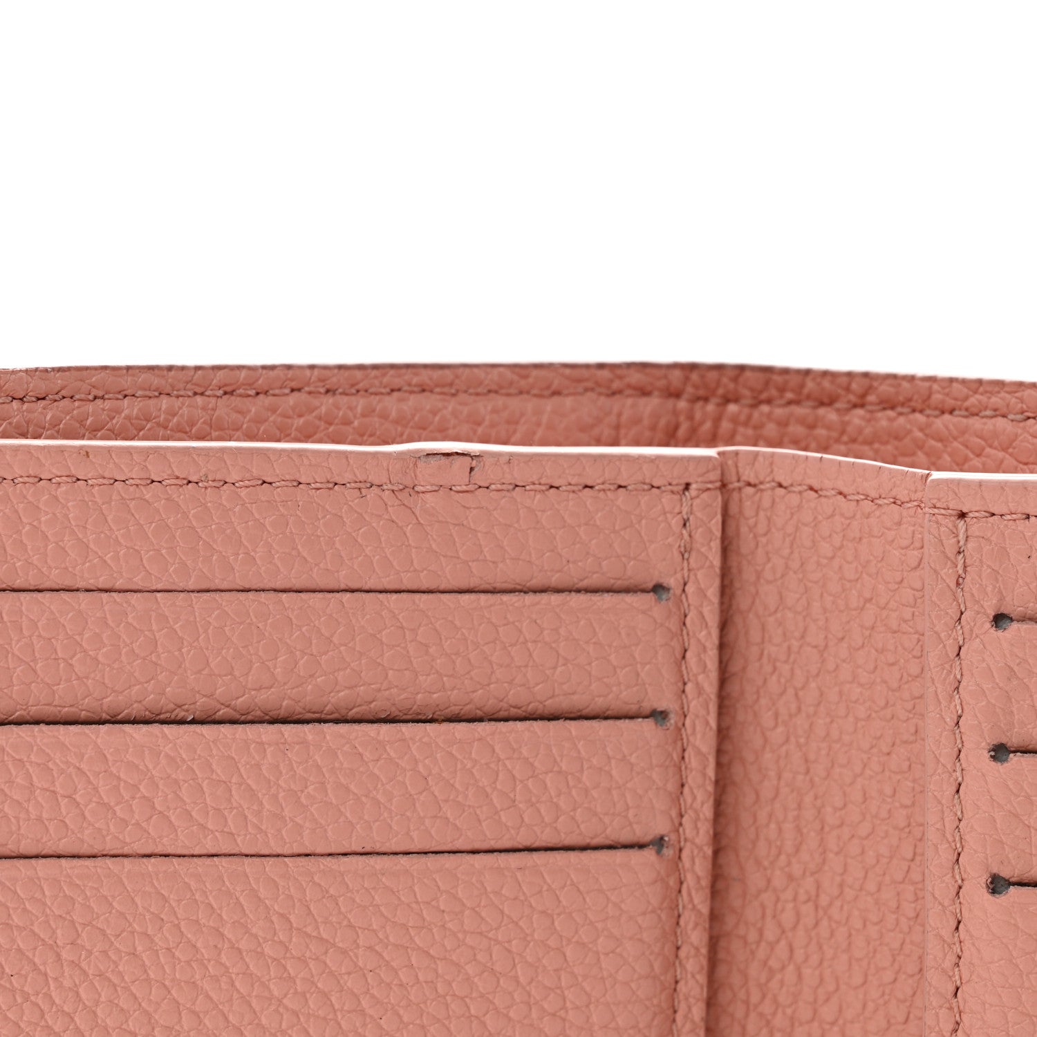 Louis Vuitton Empreinte Monogram Giant Victorine Wallet Rose Trianon Creme 7 of 12