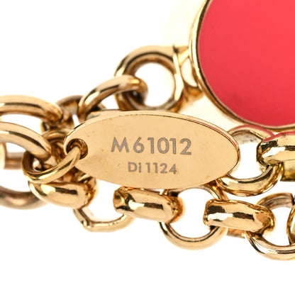 Louis Vuitton Fleur De Monogram Bag Charm Pink 4 of 5