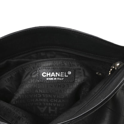 Chanel Lambskin Stitched Medium Ultimate Soft Tote Black 6 of 13