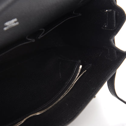 Hermes Taurillon Clemence Jypsiere 28 Black 19 of 19