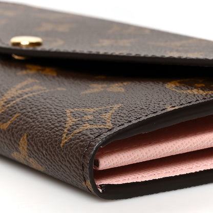 Louis Vuitton Monogram Sarah Wallet NM Rose Ballerine 9 of 9