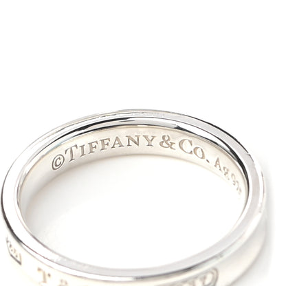 Tiffany Sterling Silver Narrow 1837 Band Ring 54 6.75 4 of 5