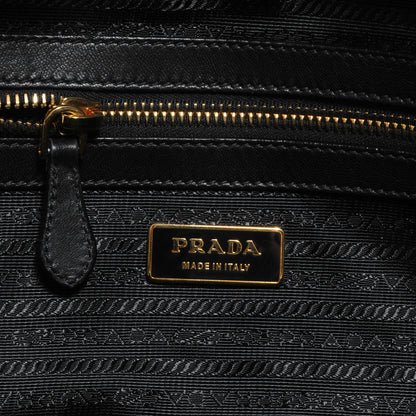 Prada Nappa Leather Gaufre Bauletto Nero Black 6 of 10