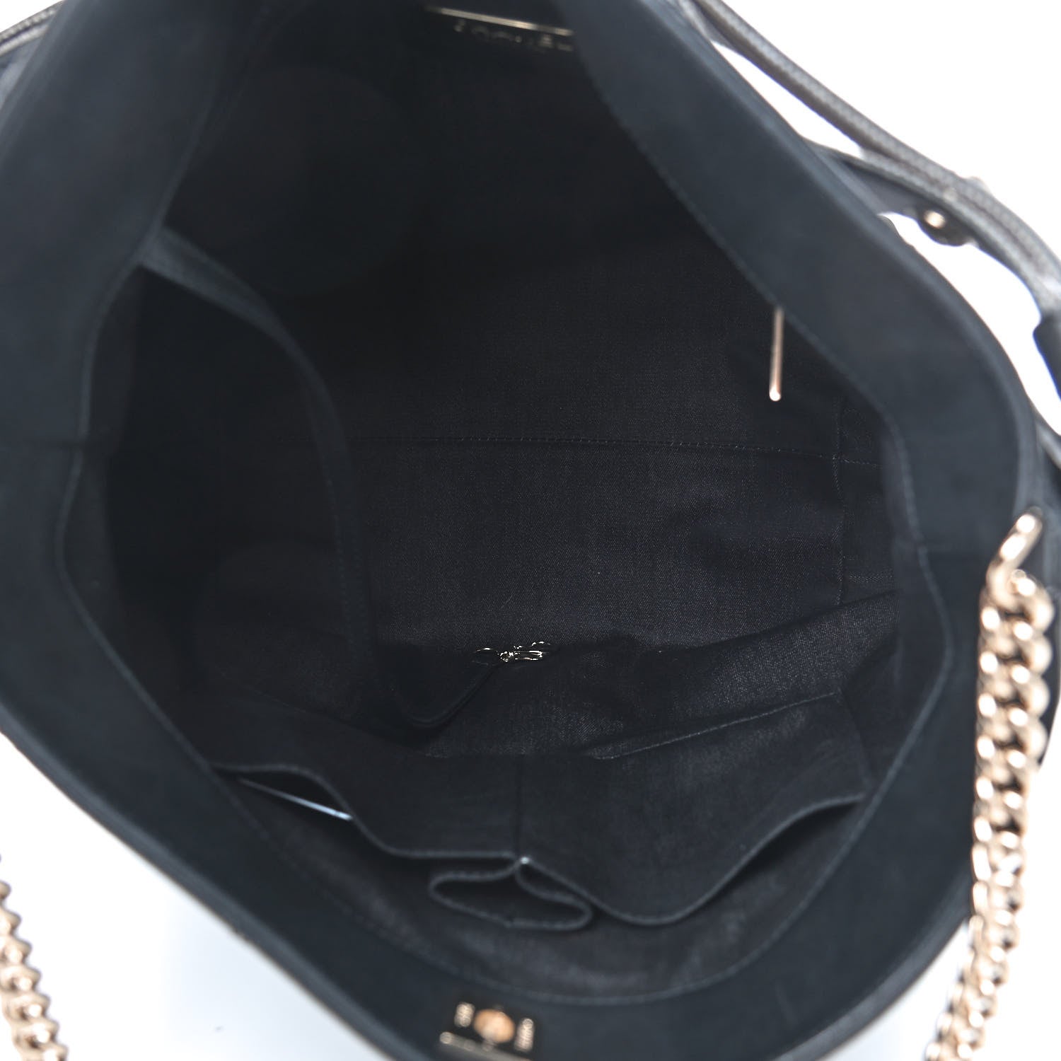 Chanel Calfskin Stitched Over & Over Hobo Black 5 of 9