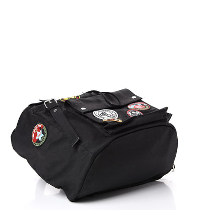 Saint Laurent Canvas Multi Patch Backpack Black 3 of 11