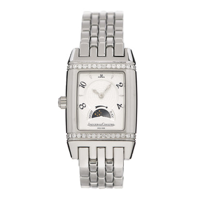 Jaeger-LeCoultre JAEGER-LE COULTRE Stainless Steel Diamond 25mm Reverso Gran Sport Duoface Manual Winding Watch 296.8.74 2 of 6