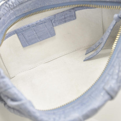 Nancy Gonzalez Crocodile Shoulder Bag Blue 6 of 7