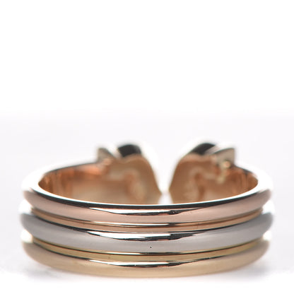 Cartier 18K Pink Yellow White Gold 8mm C De Ring 52 6 3 of 6