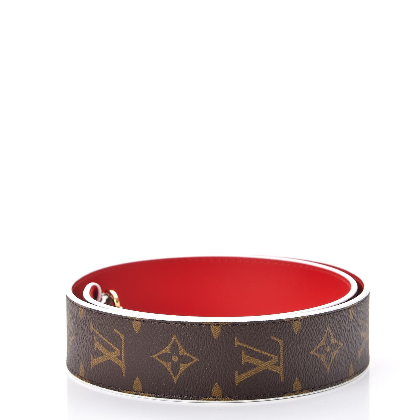 Monogram Bandouliere Shoulder Strap Red