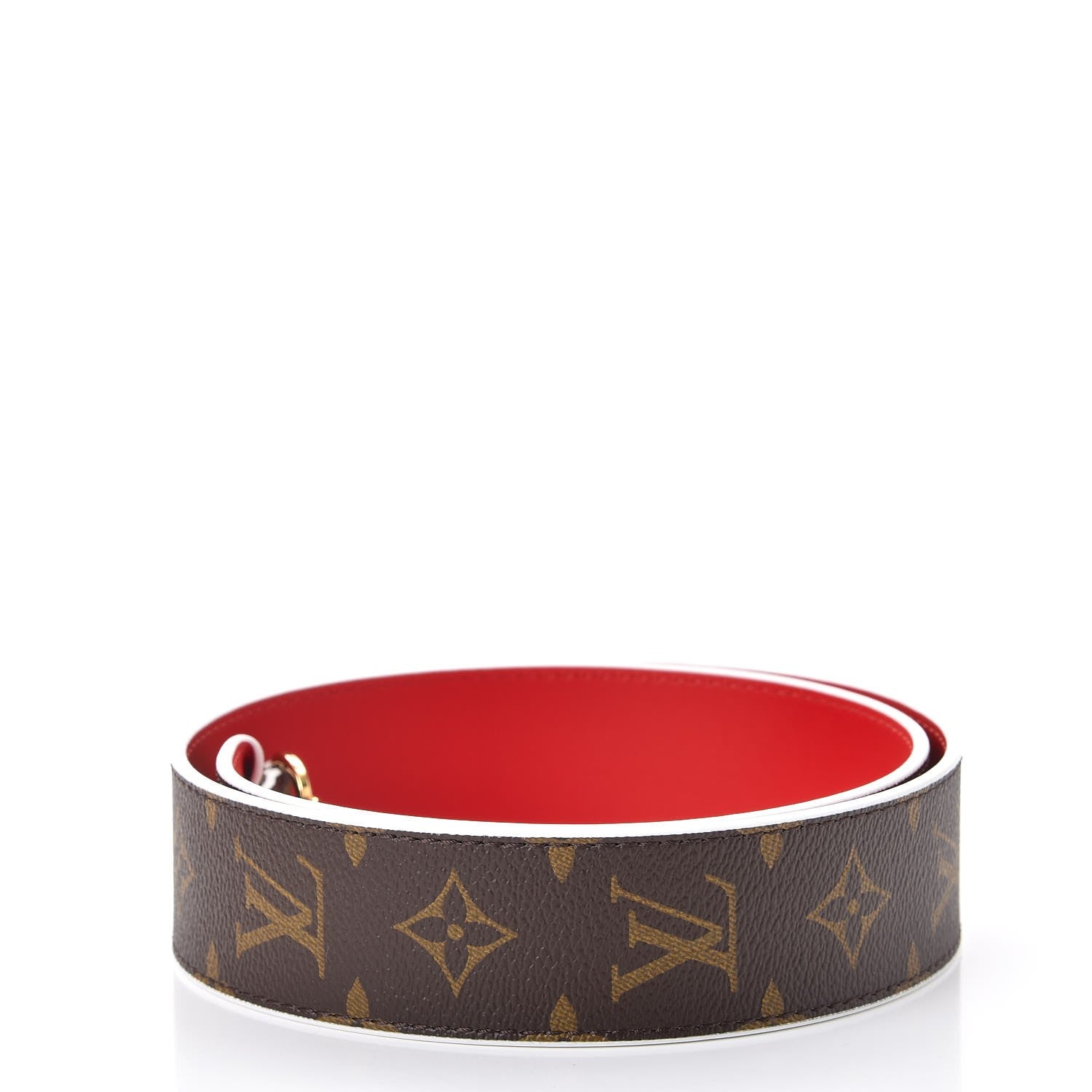 Louis Vuitton Monogram Bandouliere Shoulder Strap Red 2 of 9