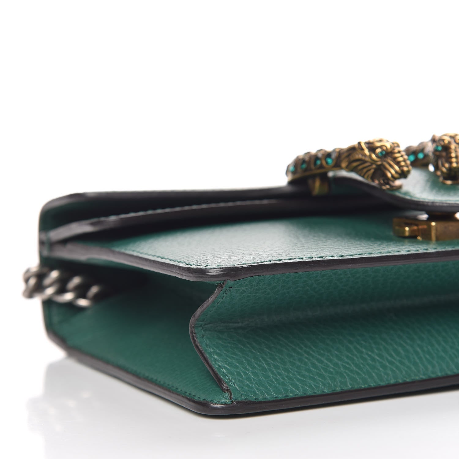 Gucci Calfskin Mini Dionysus Shoulder Bag Emerald 8 of 11