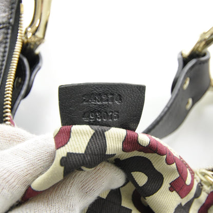 Gucci Guccissima Half Moon Bamboo Ring Hobo 8 of 9