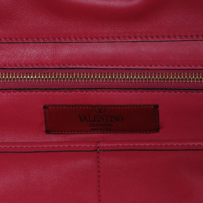 Valentino Garavani Vitello Medium Rockstud Tote Cyclamin 7 of 9