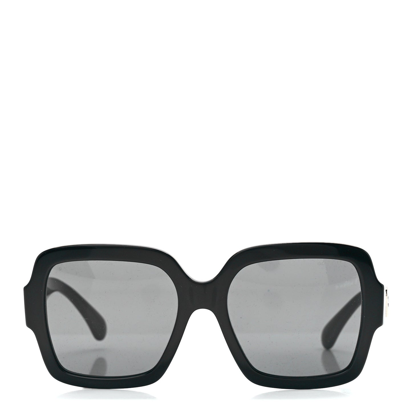 Acetate Square Heart Sunglasses 5479 Black