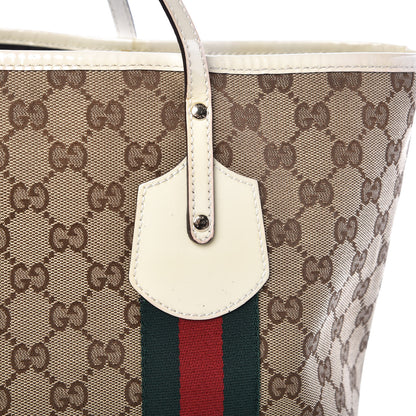 Gucci Monogram Web Large Jolie Tote White 21 of 24