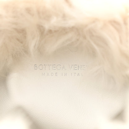 Bottega Veneta Shearling Lambskin The Pouch Chain White 7 of 9