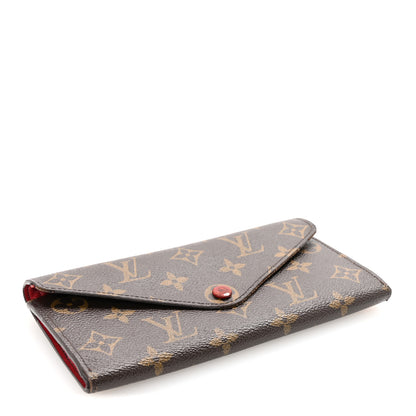 Louis Vuitton Monogram Josephine Wallet Red 5 of 7