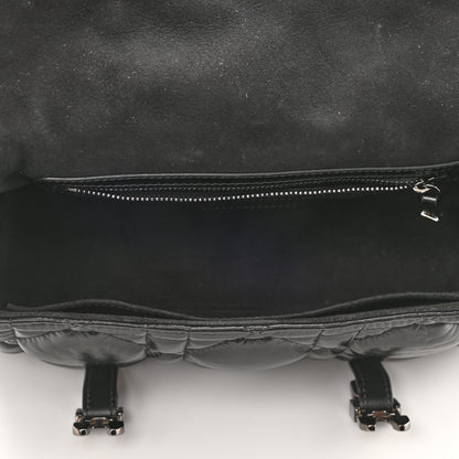 Christian Dior Calfskin Macrocannage Small Diorcamp Messenger Black 5 of 8