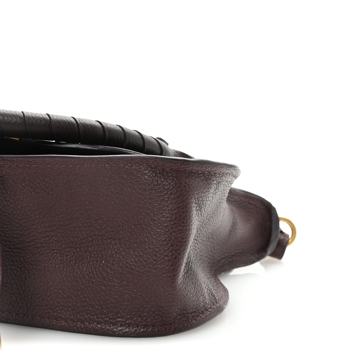 Calfskin Small Marcie Satchel Deep Violine