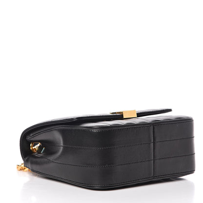Saint Laurent Lambskin Matelasse Monogram Medium Vicky Chain Bag Black 4 of 15