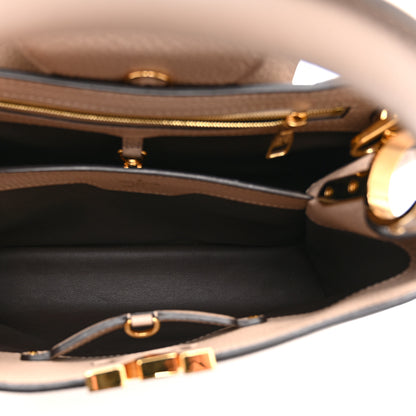 Louis Vuitton Taurillon Capucines PM Galet 6 of 10