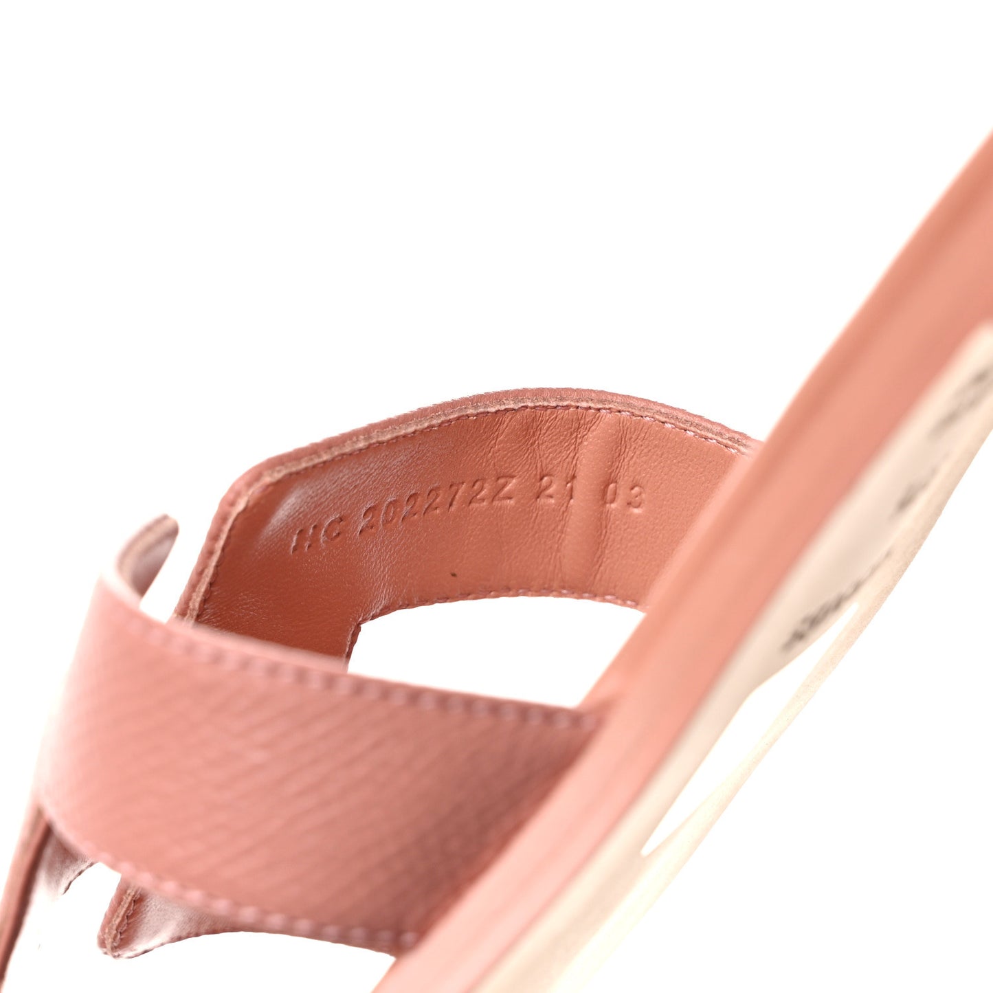 Epsom Oran Sandals 38.5 Rose Aube