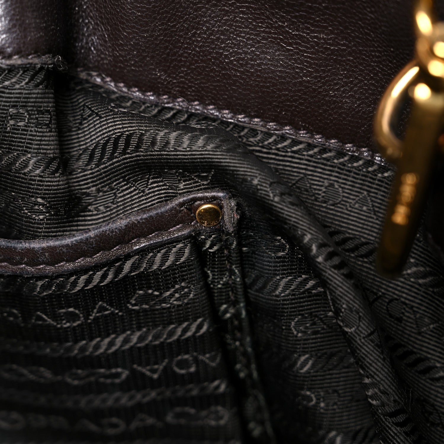 Prada Tessuto Nylon Gaufre Tote Fumo 12 of 40
