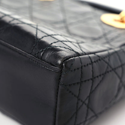 Christian Dior Lambskin Cannage Mini Lady Dior Black 8 of 18