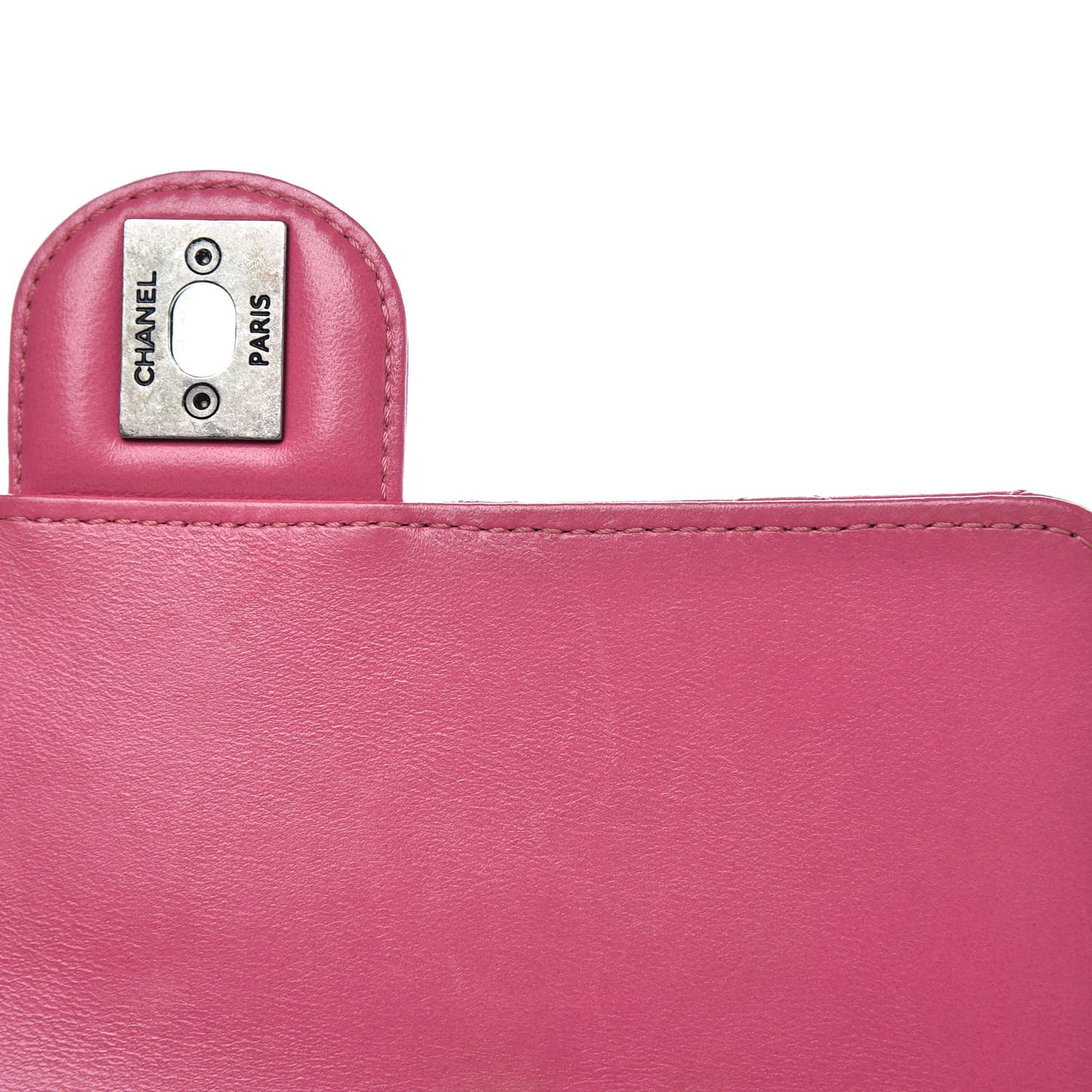 Lambskin Quilted Medium Crossing Times Flap Pink